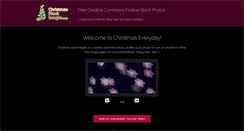 Desktop Screenshot of christmasstockimages.com
