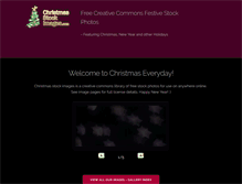 Tablet Screenshot of christmasstockimages.com